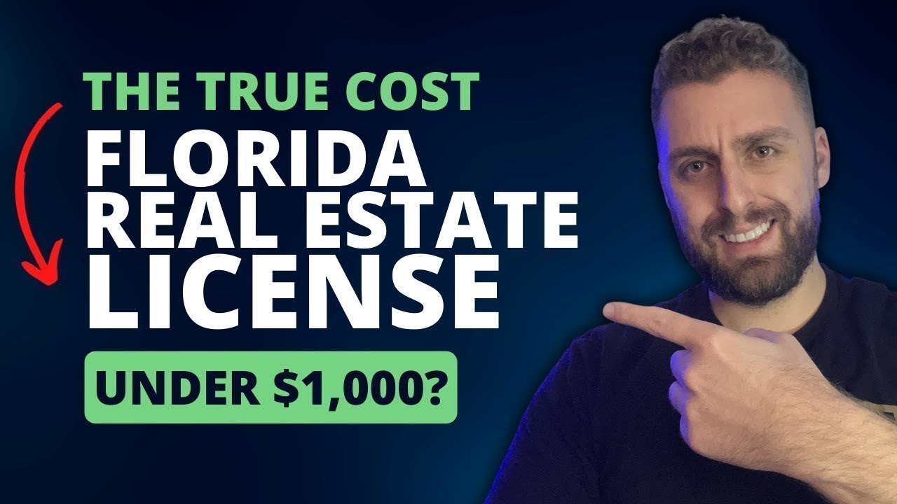 How Much Money Does it Cost To Get Your Florida Real Estate License