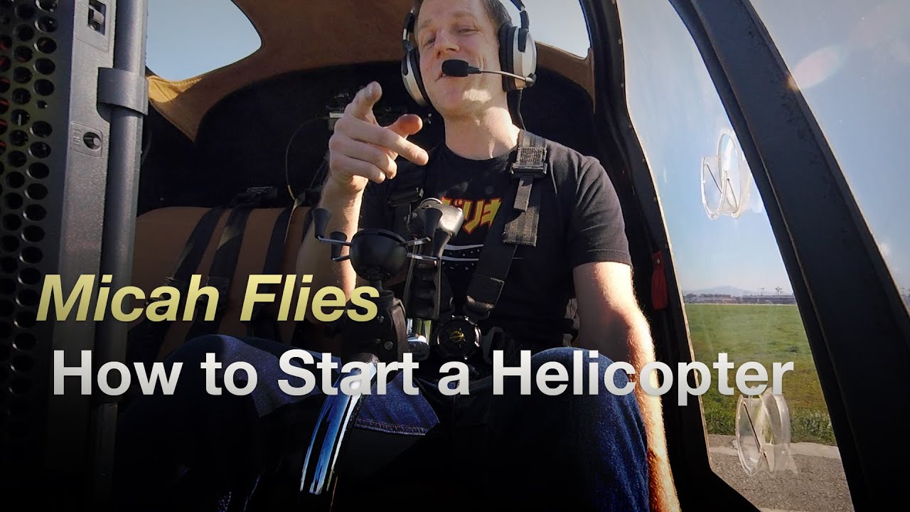 Helicopter Startup And Takeoff -  Enstrom 280C