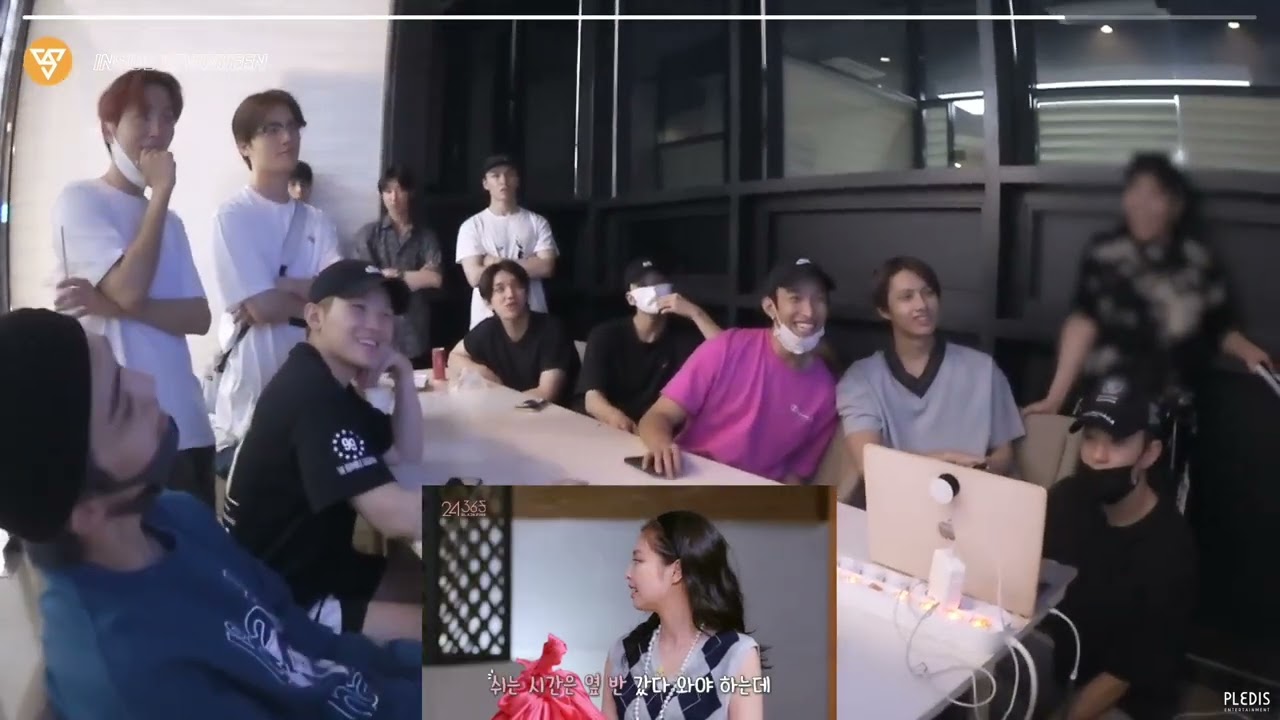Seventeen reaction to Blackpink -'24/365 With BLACKPINK ' EP.12