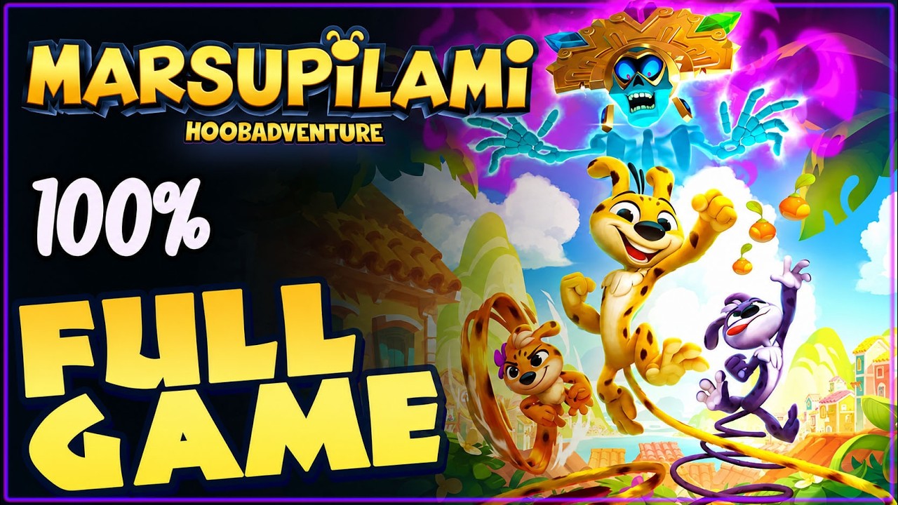 Marsupilami: Hoobadventure FULL GAME 100% Longplay (PC, PS4, Switch)