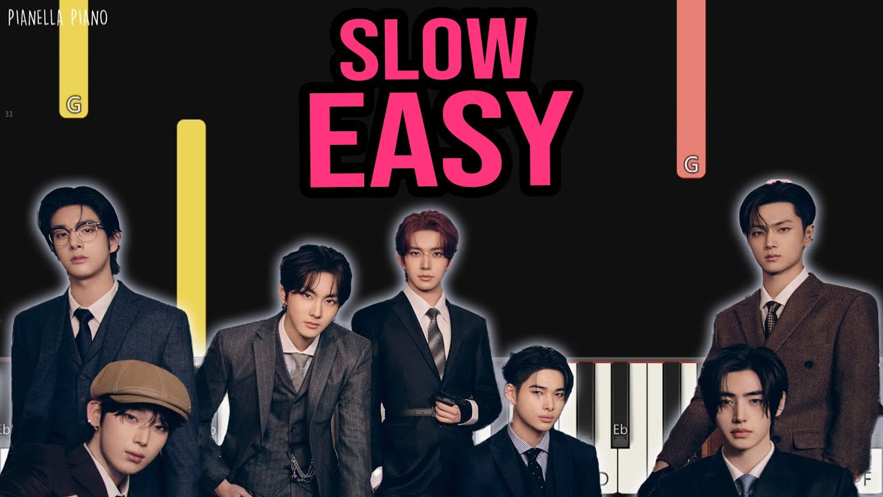 ENHYPEN - Fatal Trouble | SLOW EASY Piano Tutorial by Pianella Piano