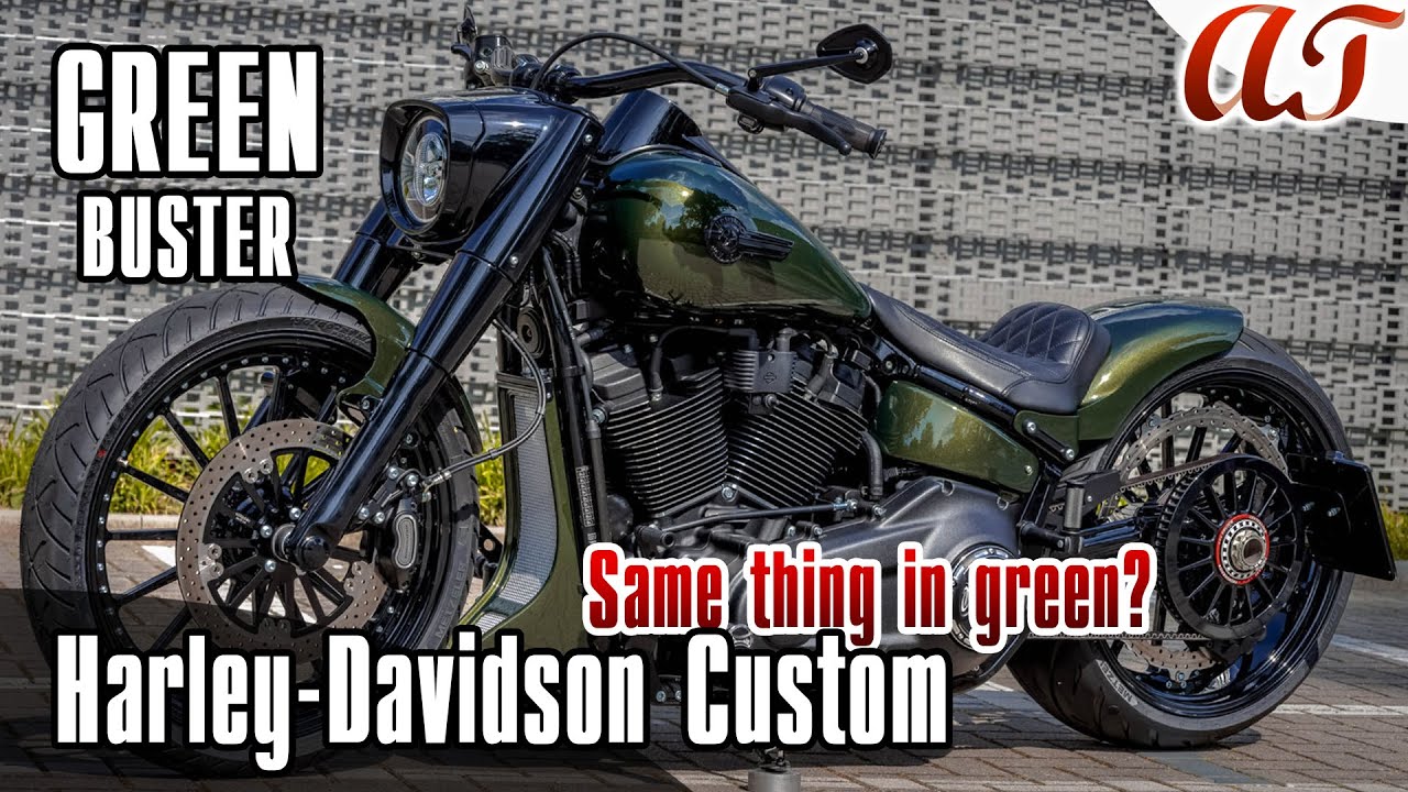 2023 Harley-Davidson FAT BOY Custom: GREEN BOOSTER * A&T Design