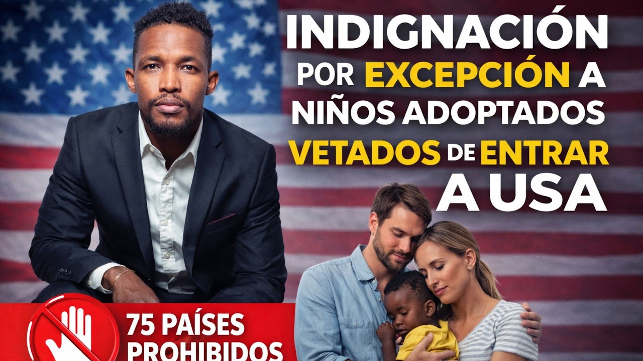 Causa indignación la excepción a niños adoptados para los 75 países vetados de entrar a USA