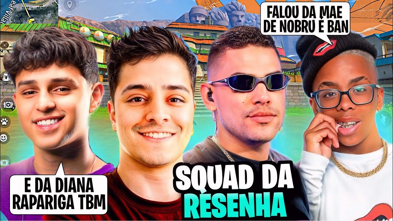 BOCA DE 09 SOC0U A WEB CAM APÓS MORRER PRA PODER KKKKKKK! SQUAD DA RESENHA! NOBRU, CORINGA E RACHA
