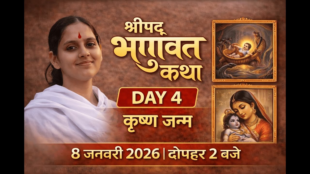 Day 4 || पूज्या श्री मुरलिका जी || श्रीमद् भागवत कथा || लोरमी 2026 ||
