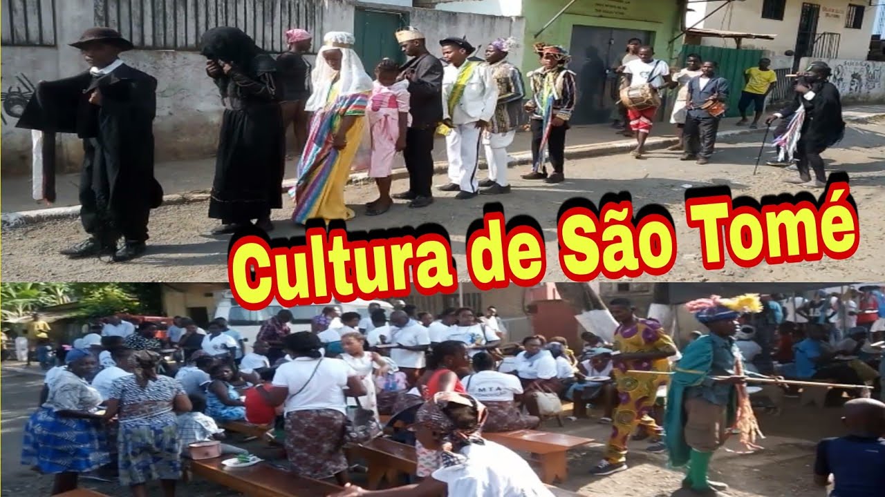 Veja uma apresentação da cultura de São Tomé Tchilolim(Tragédia) em Lucumi  Nossa Sr. da Conceição