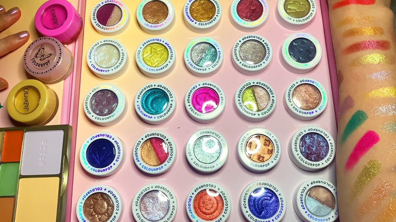 ASMR Makeup Haul (Whispered, Swatching)