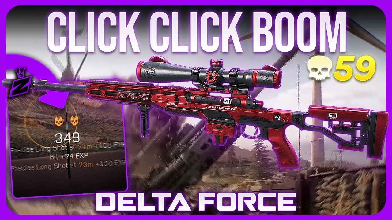 Coolest Bolt Action Sniper - Delta Force - M700 Defense Trenchlines (59 Kills)