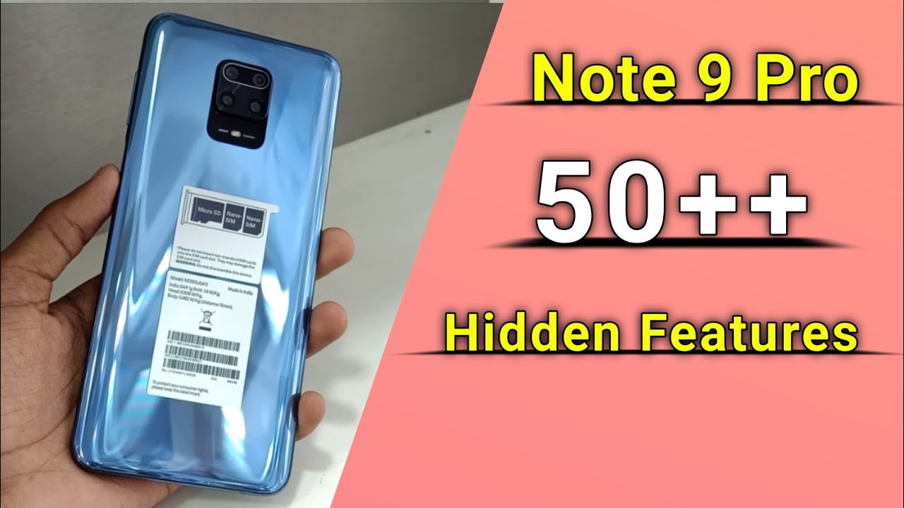 Redmi Note 9 Pro Tips And Tricks - Best 50++ Secret Features