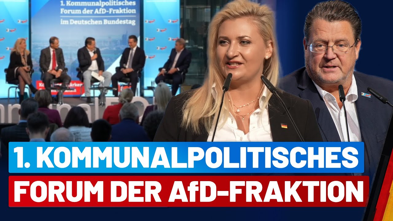 Erstes Kommunalpolitisches Forum der AfD-Bundestagsfraktion!