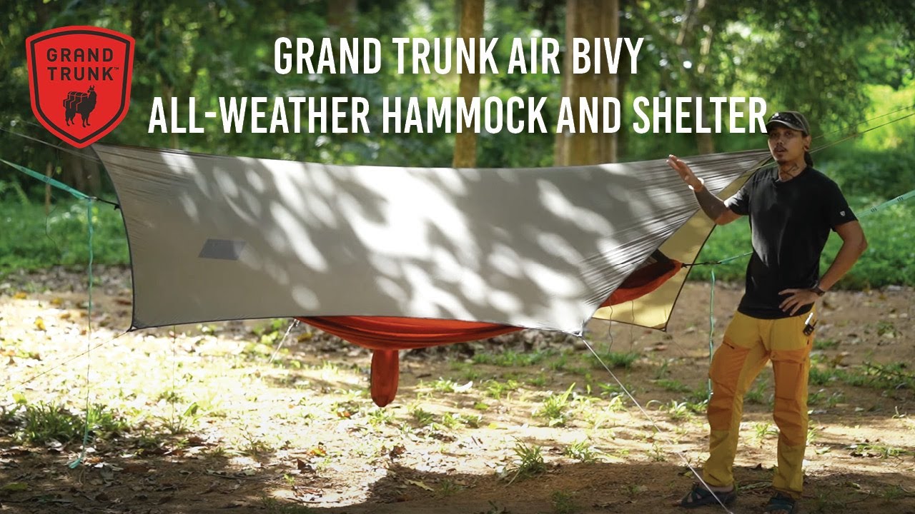 อยากนอนเปล ครบ จบในตัวเดียว ต้อง grand trunk air bivy all weather hammock and shelter