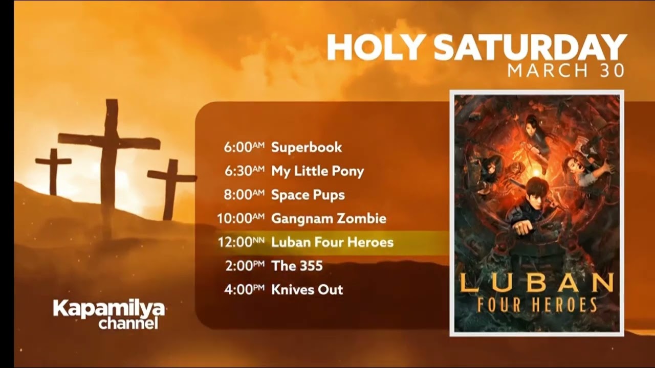 Kapamilya Channel Holy Week 2024 Schedule Compilation