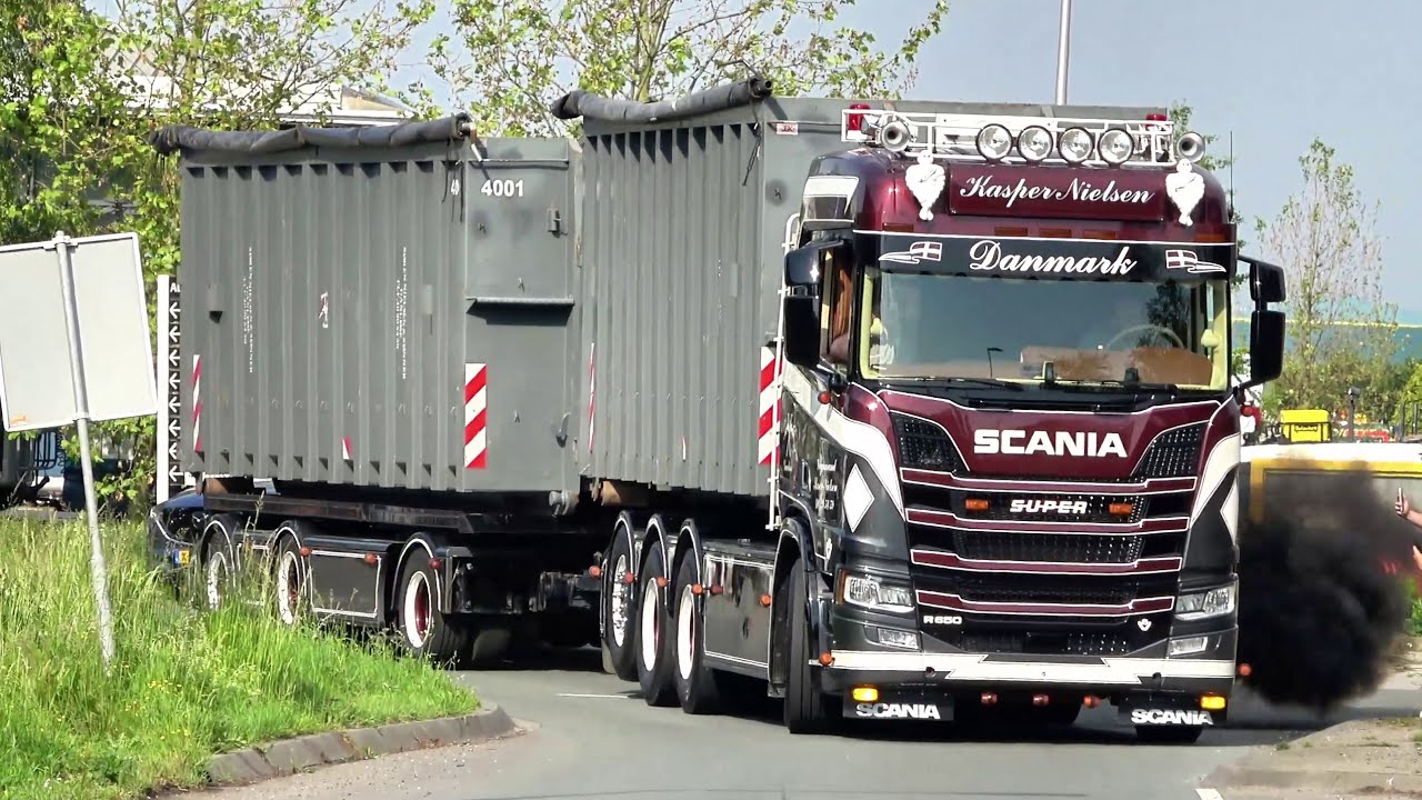 TEKNO Event Truckshow 2024 with Scania V8 open pipes sound
