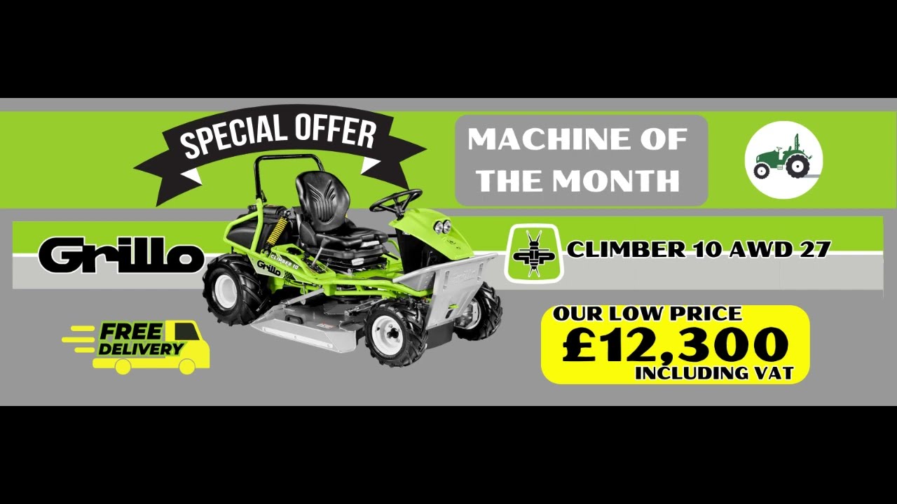 Grillo 10 AWD 27 ONLY £12,300 Limited time offer.