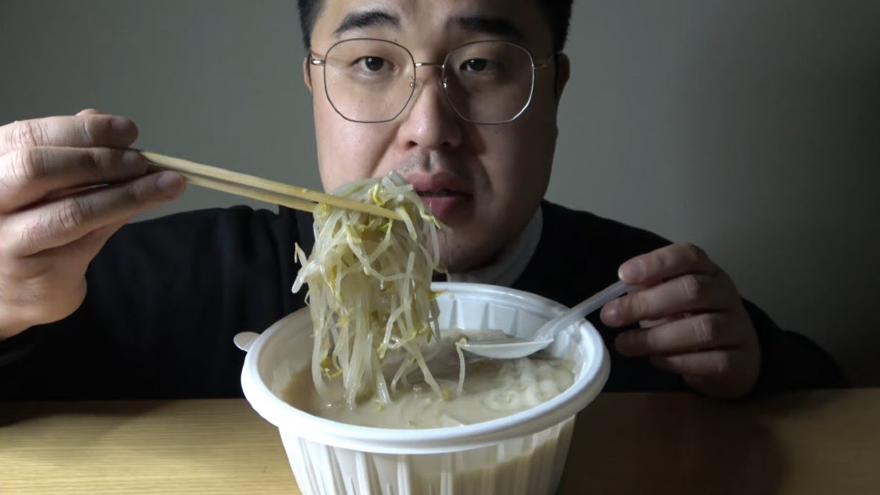 ASMR 새하얀 마라탕에 아그작아그작 연근과 숙주 잔뜩 넣어먹으며 수다떨기 (White Mala Soup Mukbang | Crunchy Eating & Soft Chatting)