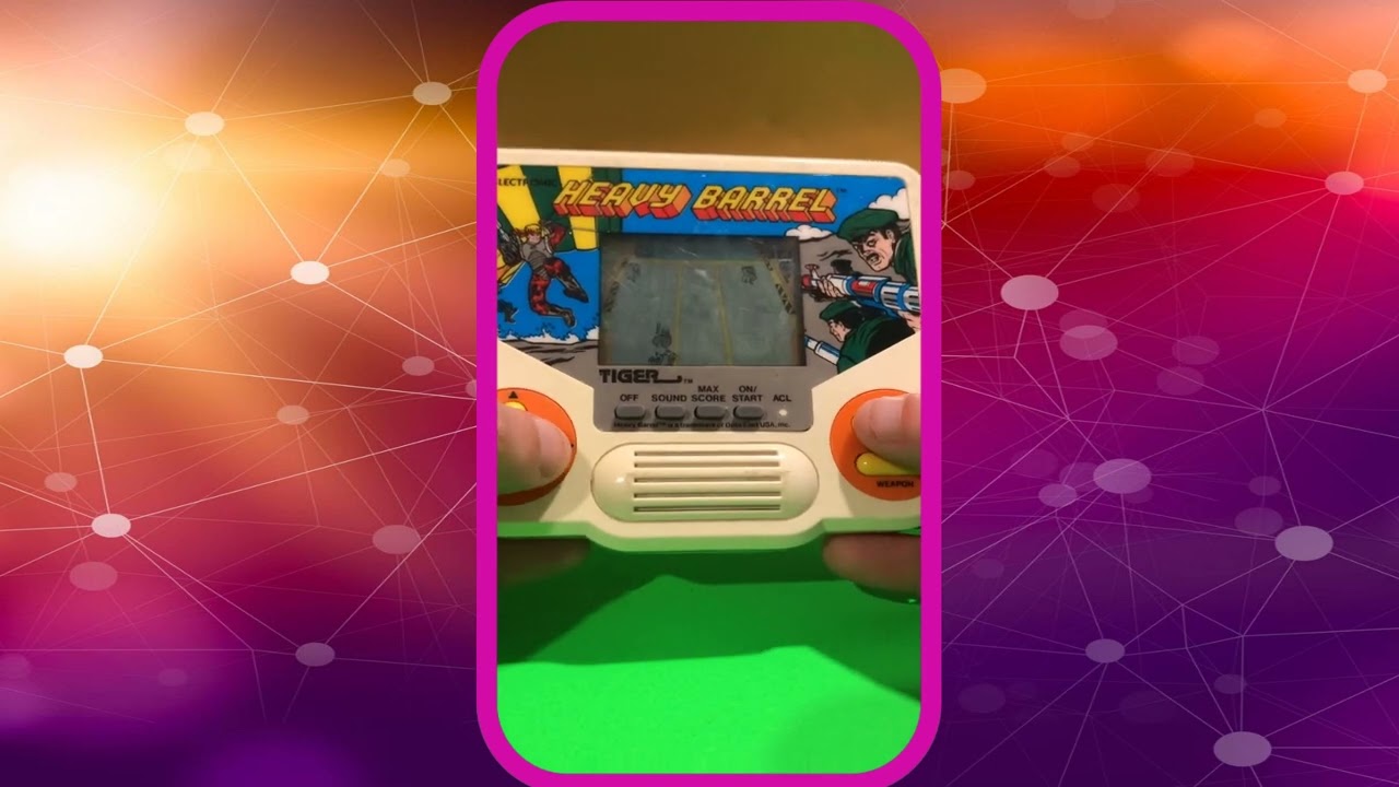 HEAVY BARREL TIGER ELECTRONIC GAME 1988