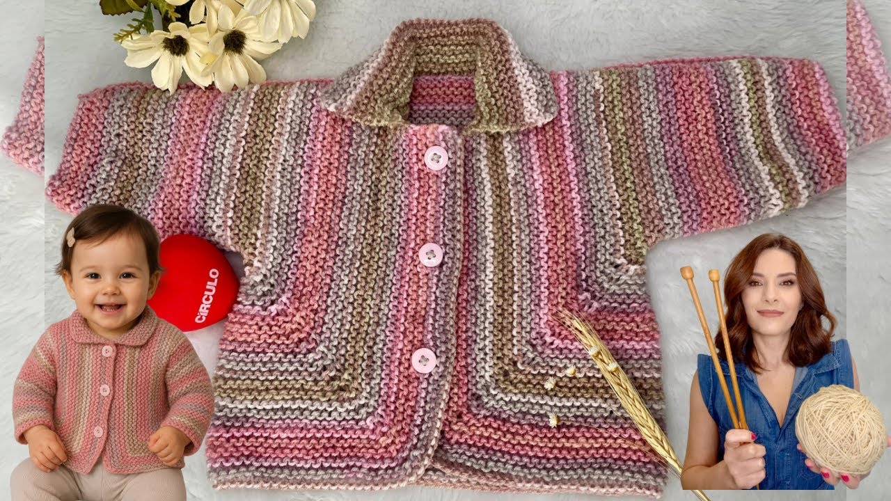 Casaquinho Surpresa de Tricô para Bebê | Baby Surprise Jacket de Elizabeth Zimmermann 