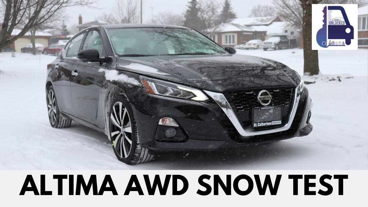 Тест-драйв и обзор Nissan Altima 2019 All Wheel Drive (AWD) на снегу