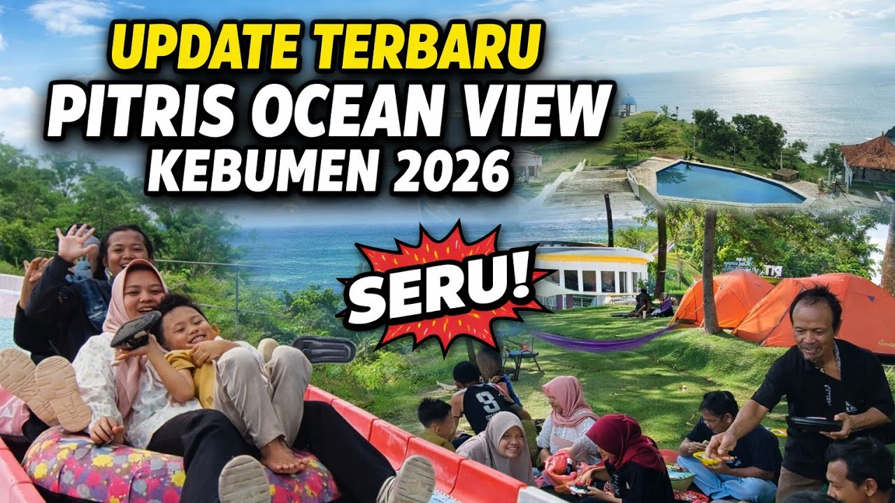 MIRIP DI JOGJA || SANGAT INDAH TAPI SAYANG WISATA PITRIS OCEAN VIEW KEBUMEN INI SEPI PENGUNJUNG 