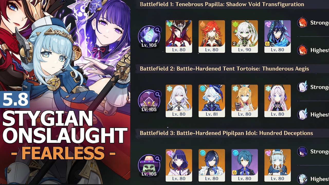 Stygian Onslaught 5.8 - lv.80 Characters vs Fearless Difficulty
