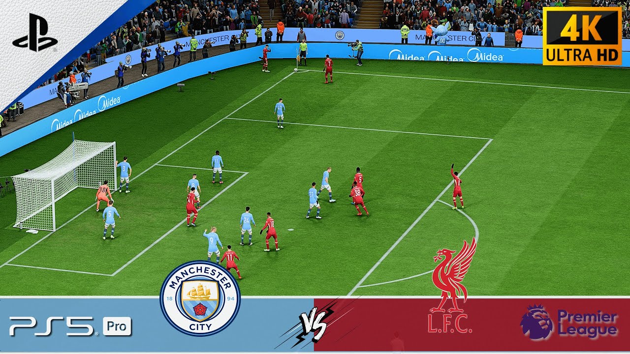 (PS5 Pro) FC 25 - Manchester City vs. Liverpool (Premier League) - PS5 Pro [4K 60FPS] Gameplay