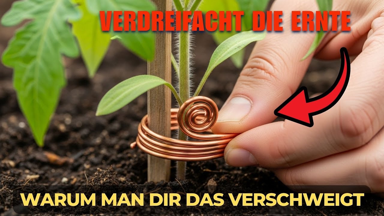 Ein Kupferdraht verdreifacht die Ernte – Warum gilt diese Wissenschaft als „verboten“?