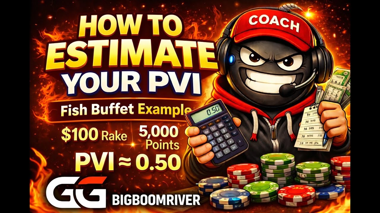 GG Poker PVI Explained – How to Estimate Your PVI (Fish Buffet Example)