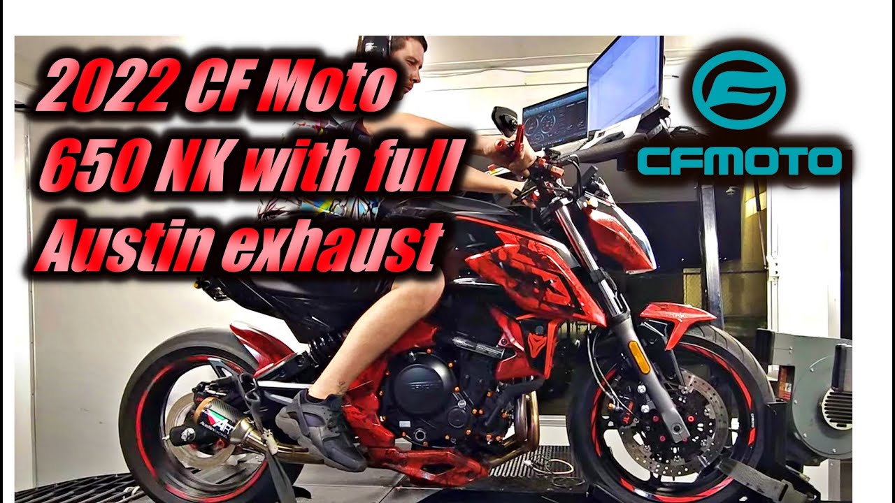 2022 CF Moto 650NK Dyno Test at the Ace Cafe