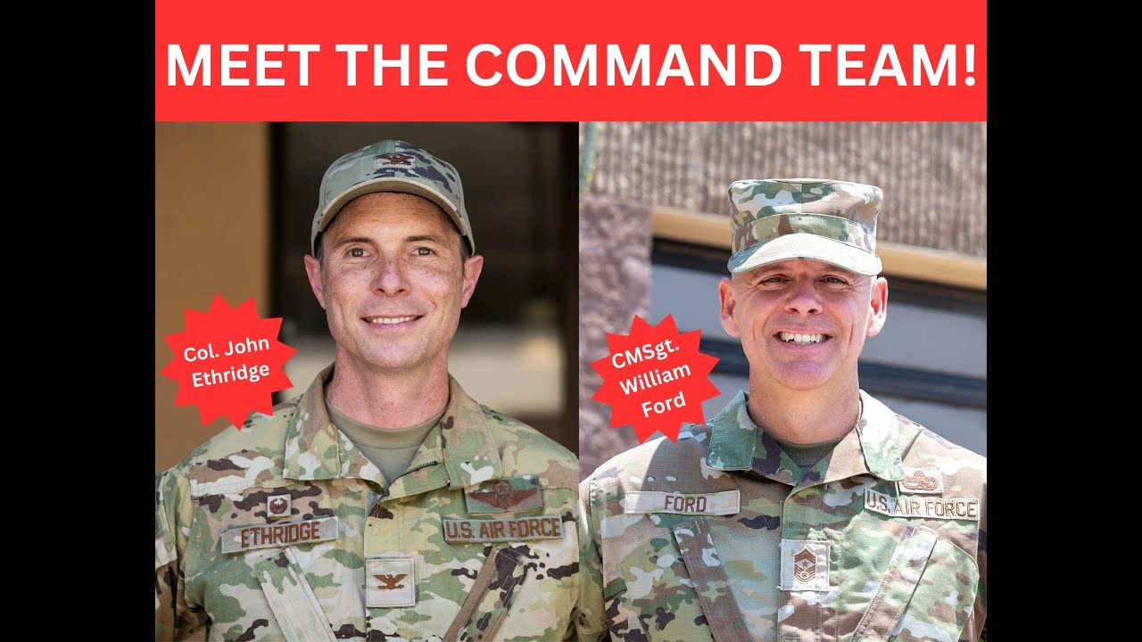 Meet the new 49th Wing commander and command chief