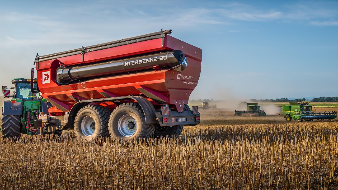 🌾 Žatva (Harvest) 2024 | John Deere S690i, S680i, T670i | Claas Lexion 770 | Perard Interbenne 30