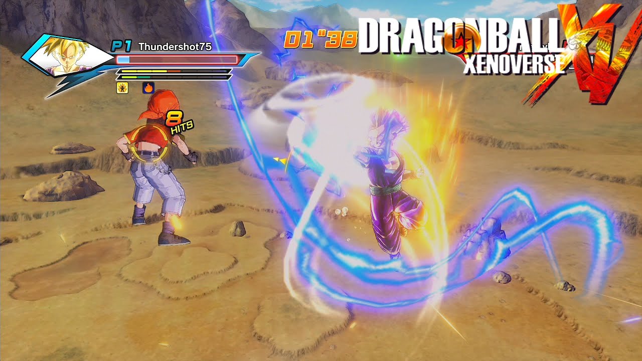 SUPER DRAGON FLIGHT INFINITE COMBO!- Dragon Ball Xenoverse Fights! w/Rhymestyle