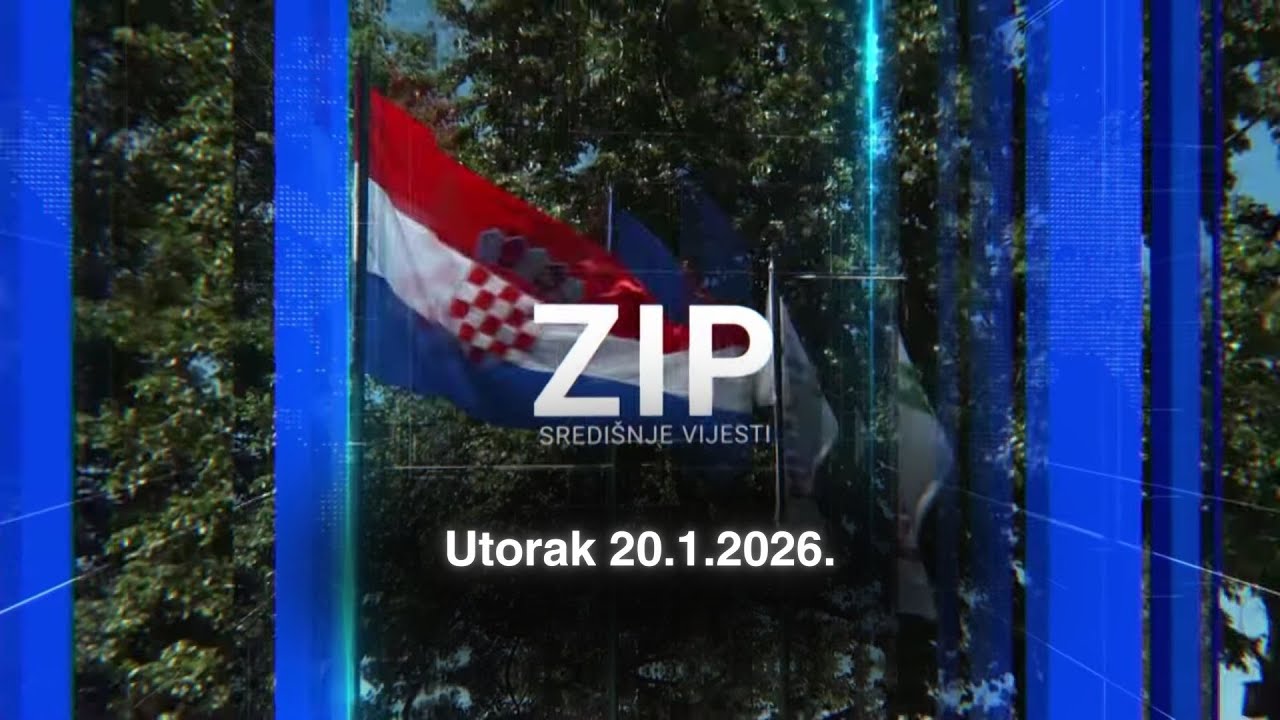 ZIP - 20.1.2026. - SREDIŠNJE VIJESTI Z1 TELEVIZIJE