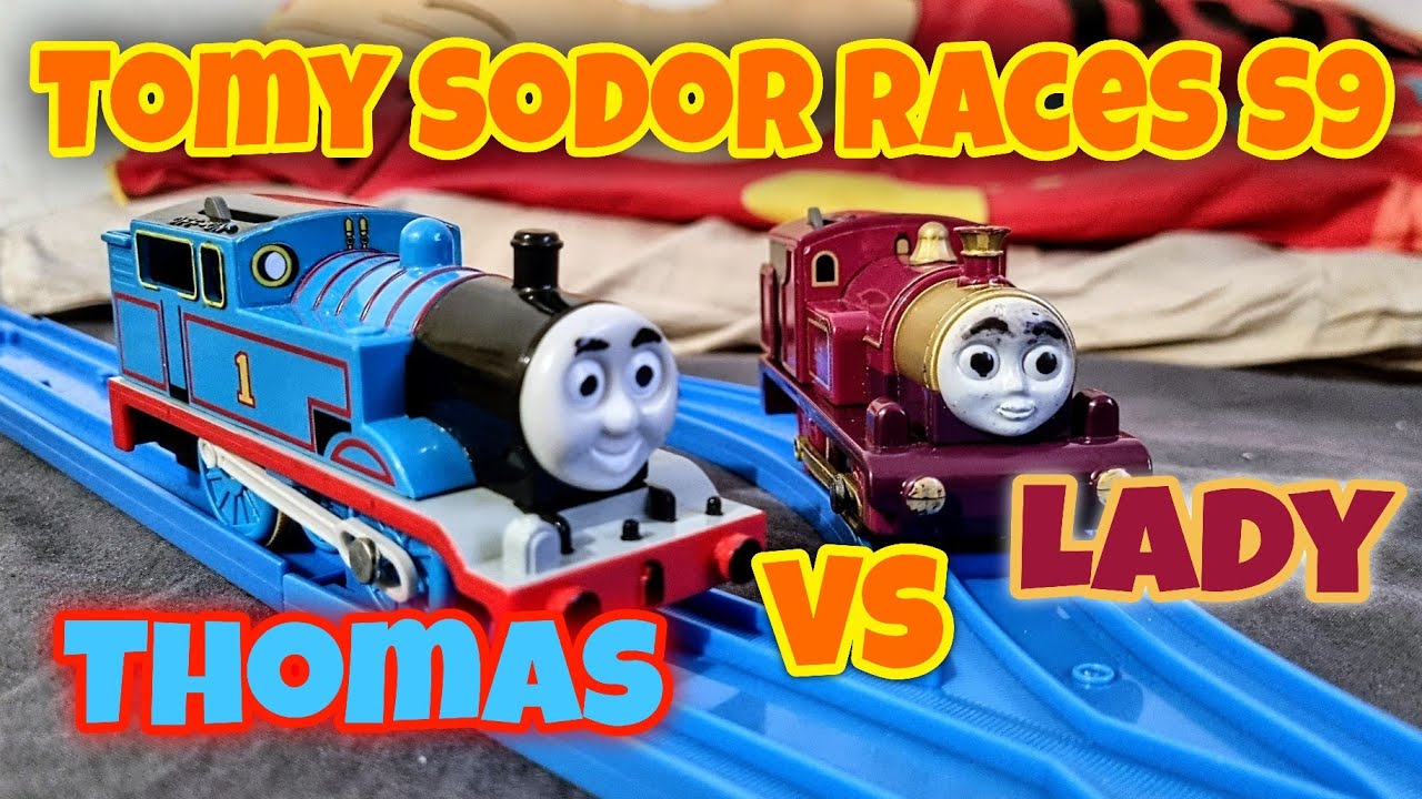Tomy Sodor Races: Thomas vs Lady S9 Round 1, Race 1!