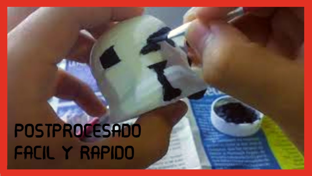 &iquest;COMO PINTAR FIGURAS 3D? - Postprocesado paso a paso con pinturas acrilicas