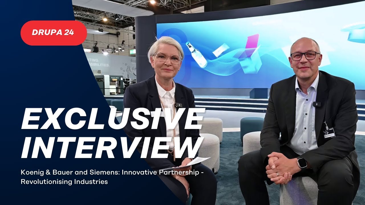 Partnership with Siemens AG - exclusive interview at drupa 2024 | German
