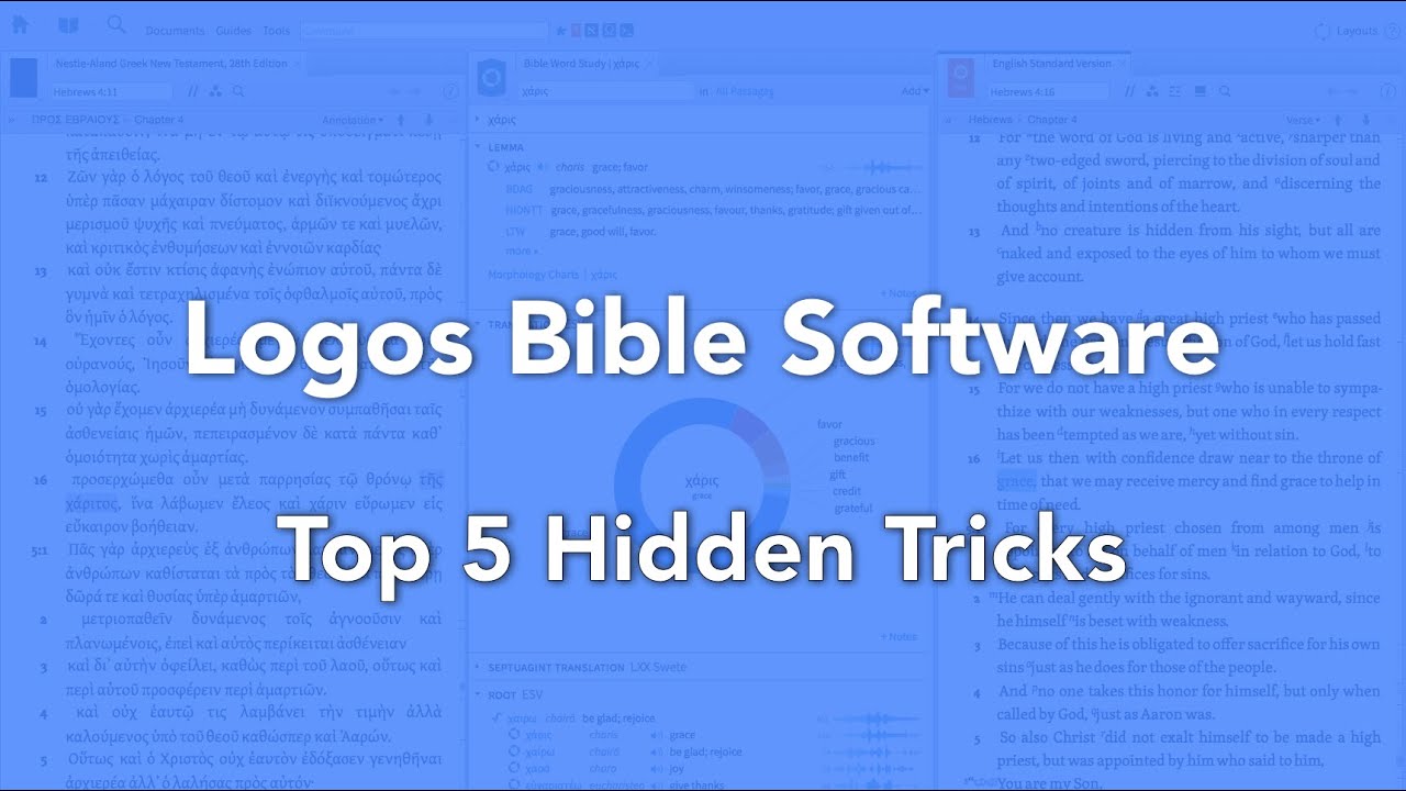 Top Five Hidden Tricks of Logos Bible Software