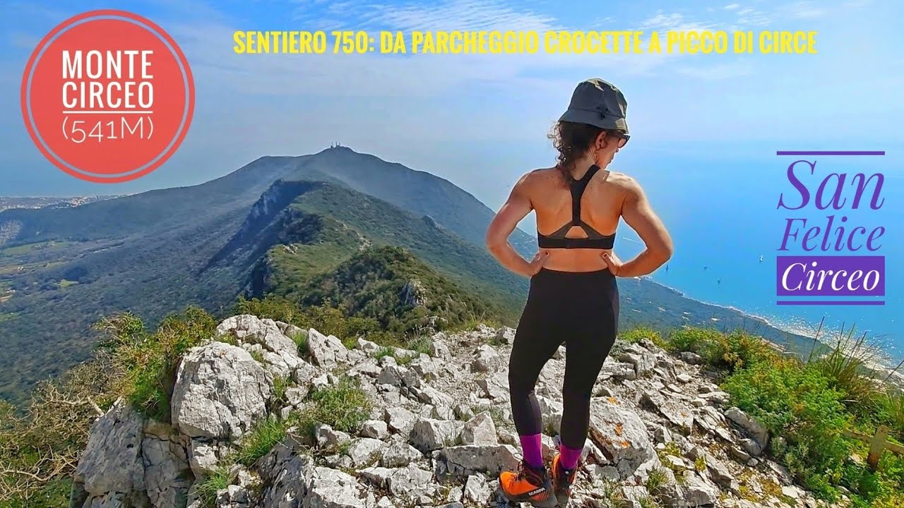 🏔️ MONTE CIRCEO, 541m: SENTIERO 750 da Crocette a Picco di Circe, cresta rocciosa con passaggi di I°