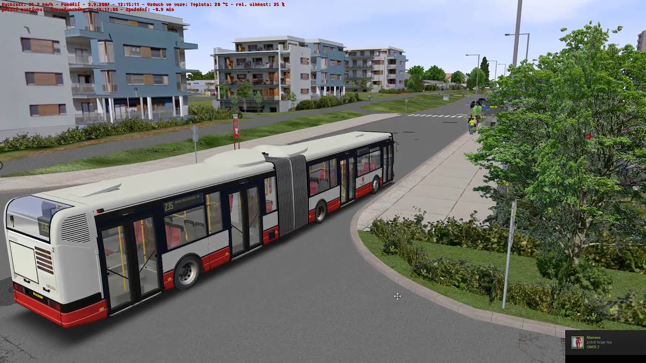 OMSI 2 Irisbus Citybus 18M line 235 Nové Butovice - Velká Ohrada