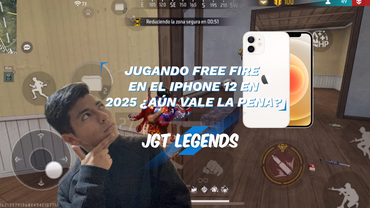 Así es jugar Free Fire en el iPhone 12 en 2025 ¿vale la pena? 👀🔥
