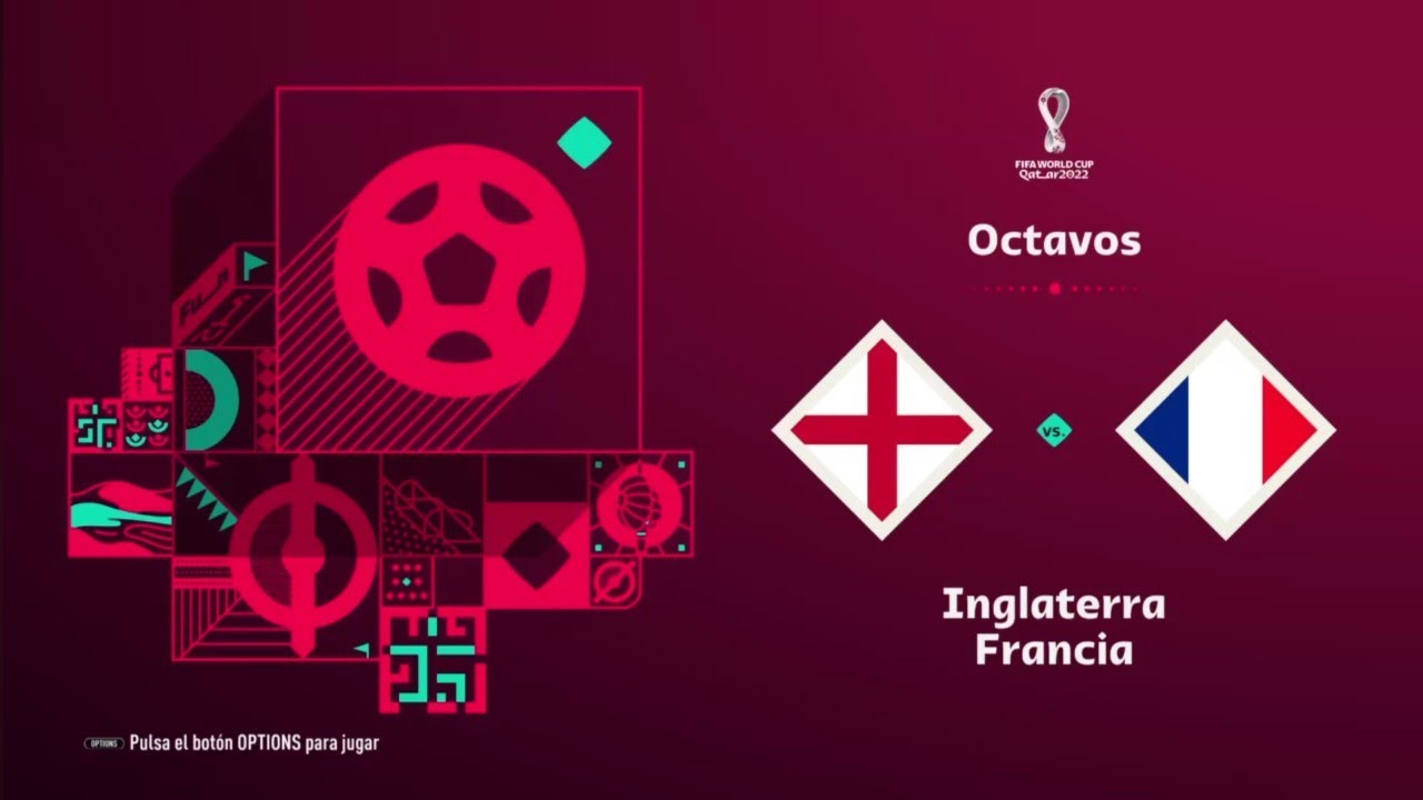 INGLATERRA vs FRANCIA. OCTAVOS DE FINAL