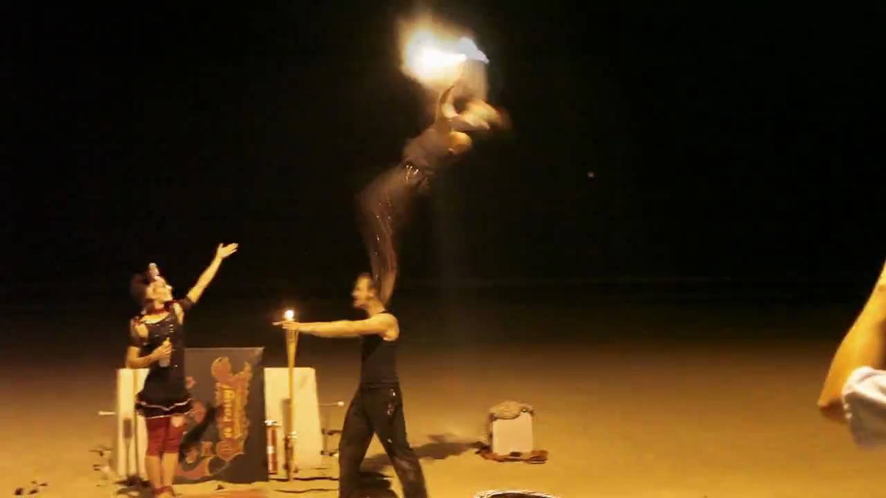 The Back Flip Fire Ball