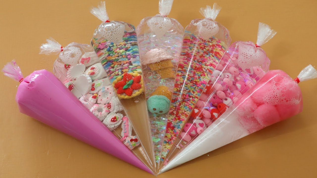 Making Slime with Piping Bags! Most Satisfying Slime Video★ASMR★#ASMR #PipingBags
