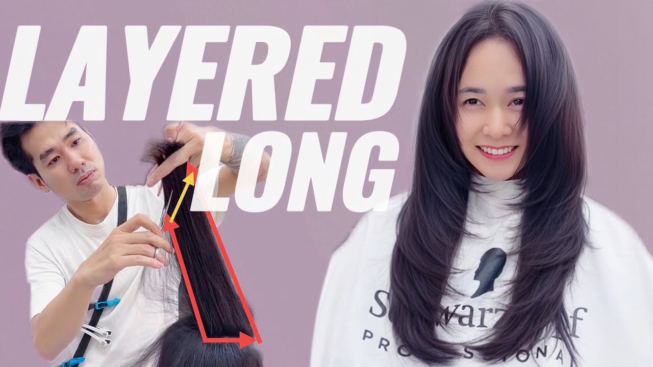 How to Cut a Perfect Long Layered | Layered Long Haircut Tutorial | Step-bt-Step | Easy
