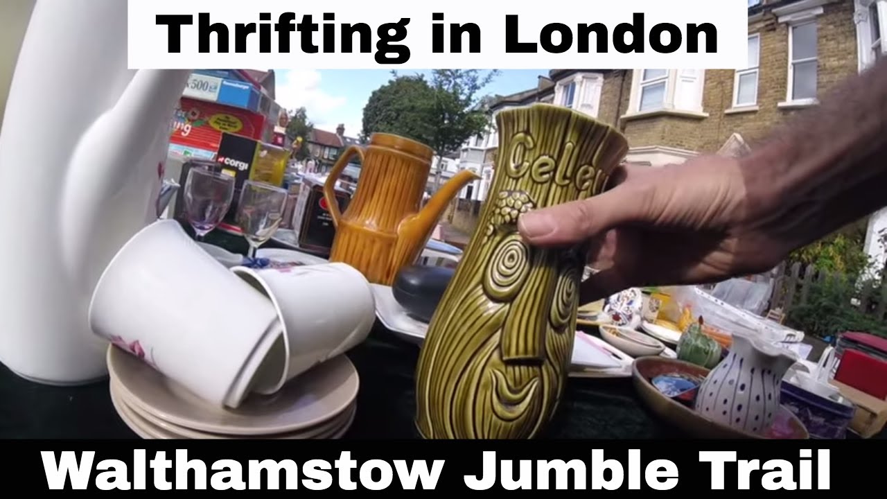 Thrifting in London - Walthamstow Jumble Sale Trail - Hunting for bargains