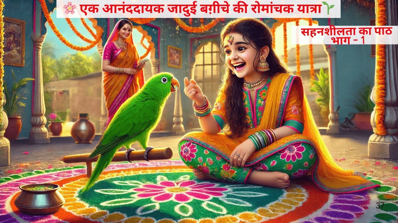 🌸 एक आनंददायक जादुई बग़ीचे की रोमांचक यात्रा: सहनशीलता का पाठ 🌱 भाग 1 Hindi Story |  Kids Stories