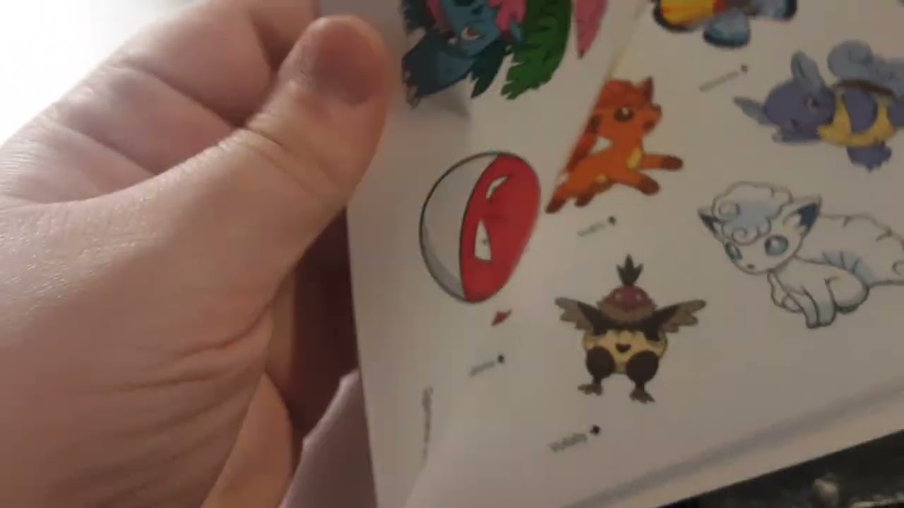 Reviewing the *EPIC* pokemon sticker collection