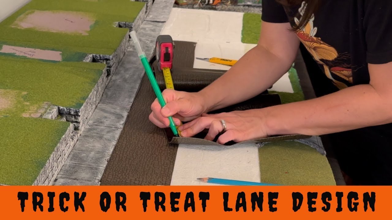Designing Trick or Treat Lane: Department 56 and Lemax Halloween Village