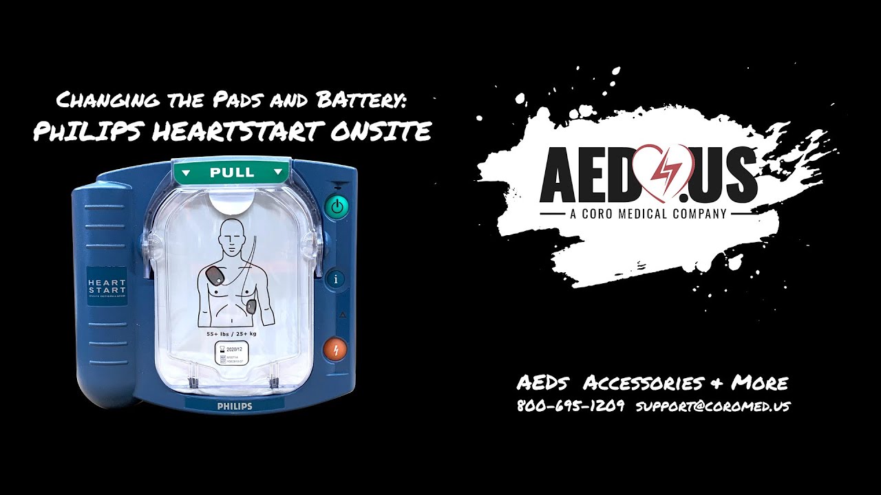 Changing Pads and Battery on the Philips HeartStart OnSite AED | AED.US