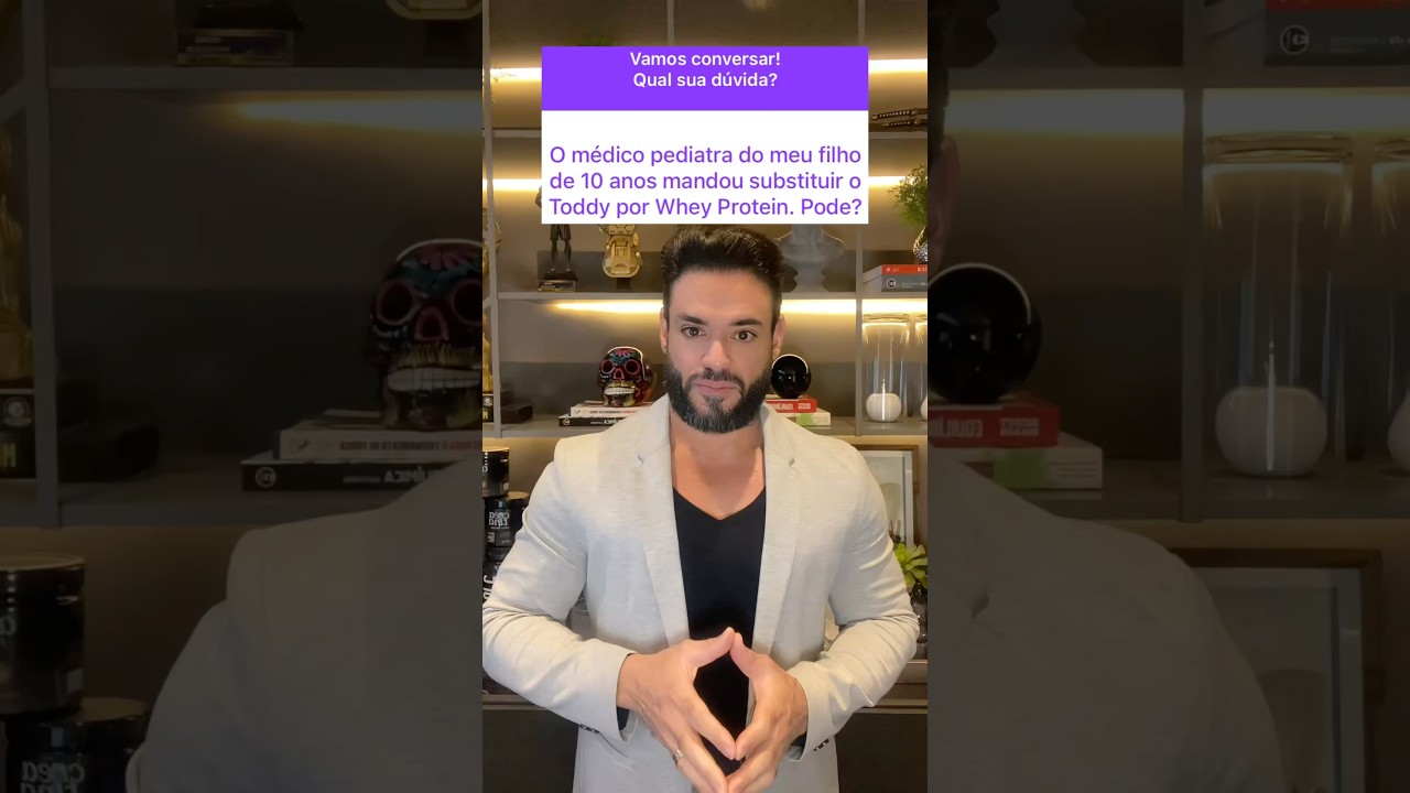 Crian&ccedil;a pode tomar whey? Dr Rodrigo Mello explica! #wheyprotein #whey #crian&ccedil;as #crian&ccedil;a #saude
