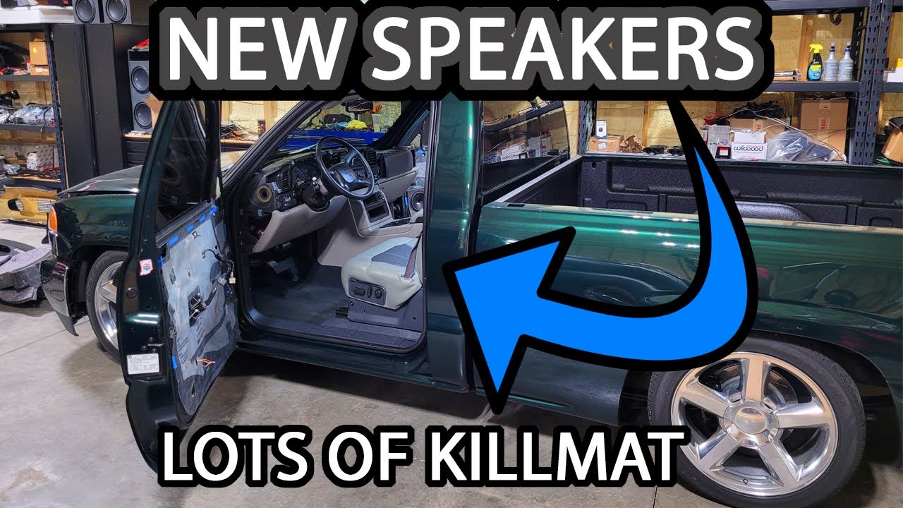 New Speakers and Sound Deadening for the NBS GMC Sierra (Interior is Going back together!)